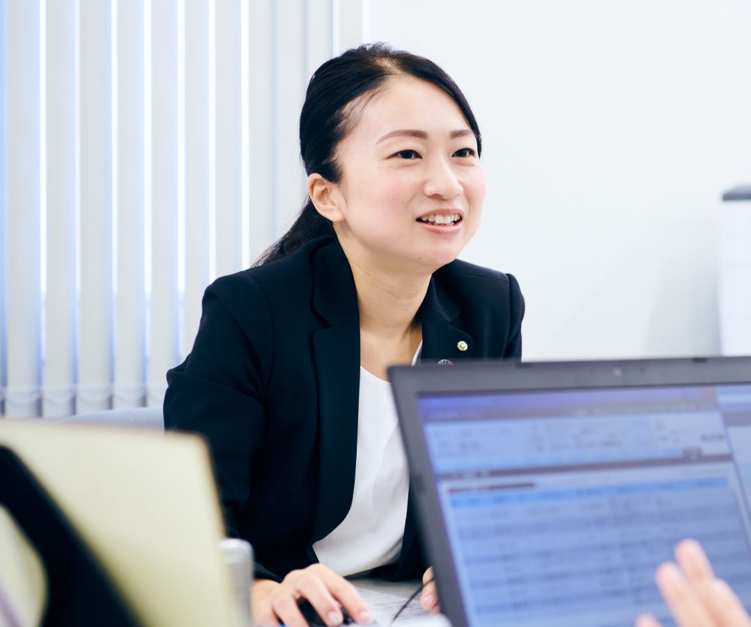 竹原 由枝(堀止支店 営業課長 2005年入行)