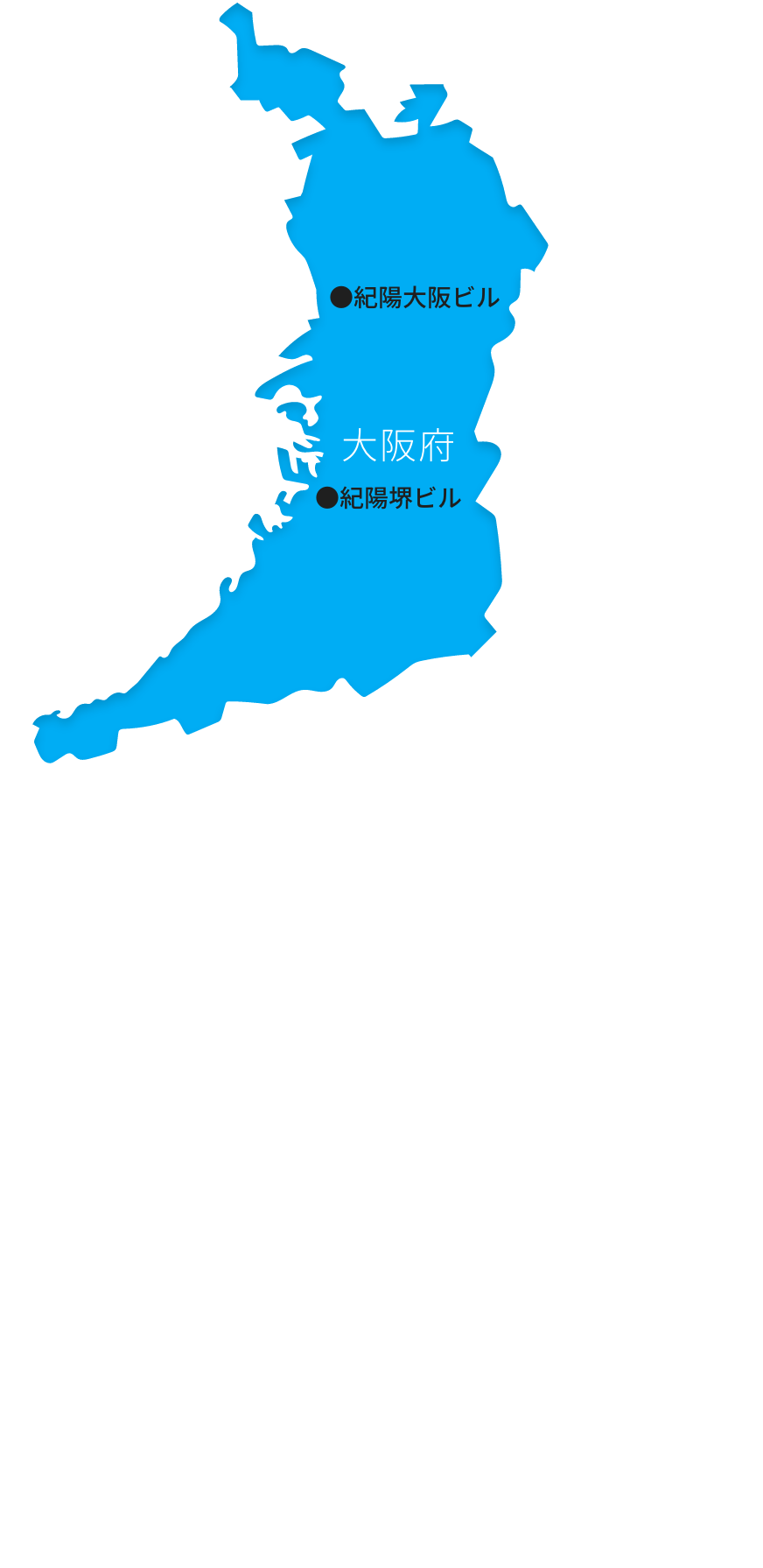 紀陽銀行の事業エリア 大阪エリア